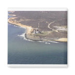 Montauk Lighthouse Aerial Fridge Magnets