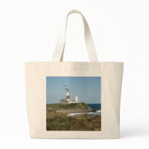MONTAUK Lighthouse Seagull Love Tote Bag
