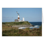MONTAUK Lighthouse Seagull Love Greeting Card
