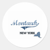 Montauk New York City Classic Stickers