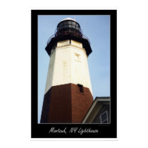 Montauk NY lighthouse posters by saddogshirts Montauk NY lighthouse posters
