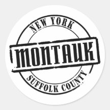 Montauk Title Sticker