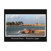 Montazah Beach - Egypt Postcard