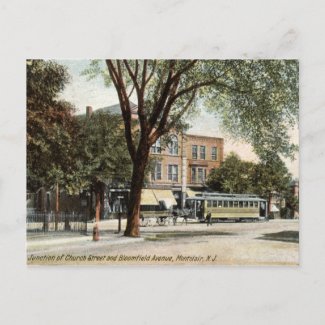 Montclair NJ 1908 Vintage postcard