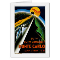 Monte Carlo 1931 Greeting Card
