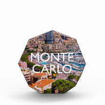 Monte Carlo Acrylic Award