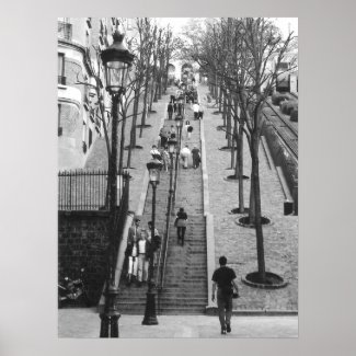 Montemarte, Paris poster print