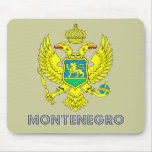 Montenegrin Emblem Mouse Pad