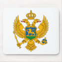 Montenegro Coat of Arms Mousepad