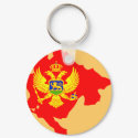 Montenegro flag map keychains by FlagStore Montenegro flag map keychains