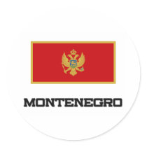 Montenegro Flag stickers
