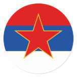 Montenegro, Montenegro Round Stickers