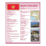montenegro, capital, country, facts, population,