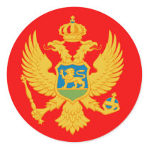 Montenegro Round Sticker