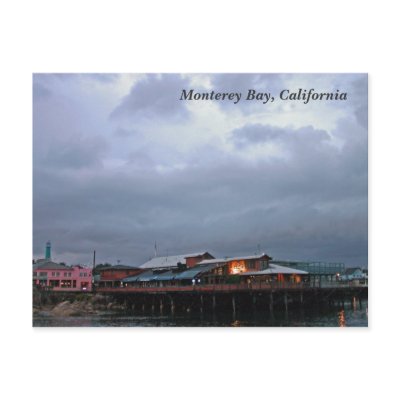 Monterey Bay, California Postcard by SunrisePhotos
