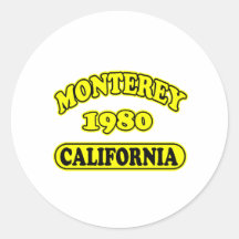 Monterey,Ca -- T-Shirt Sticker