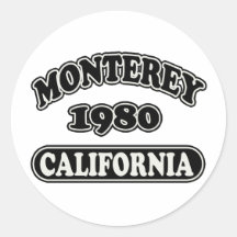 Monterey,Ca -- T-Shirt Stickers