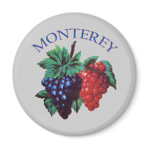 Monterey California Grapes magnets