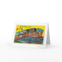 Monterey, California - Large Letter Scenes Greeting Cards