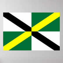 Monterey, California, United States flag Poster