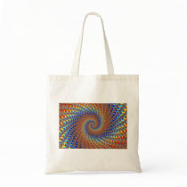 Monterey Fractal Art Canvas Bags