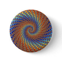 Monterey Fractal Art Pinback Buttons