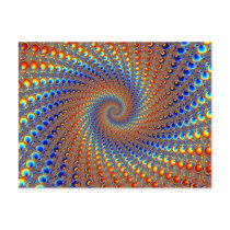 Monterey Fractal Art Post Card