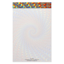 Monterey Fractal Art Custom Stationery