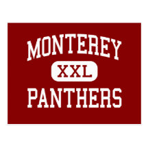 Monterey - Panthers - Continuation - Burbank Postcards