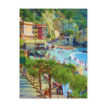 Monterosso Beach, Cinque Terre Italy postcards