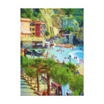 Monterosso Cinque Terre Stretched Canvas Prints