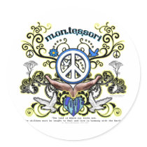 Montesori Peace Stickers