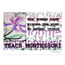 Montessori Iris Postcard