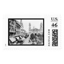 Montevideo, Uruguay Street Scene 1906 postage by lc_vintagephotos Montevideo, Uruguay Street Scene 1906 postage