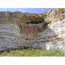 Montezuma Castle Cliff Indian photo sculptures