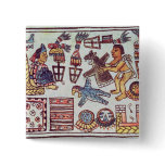 Montezuma II  receiving tributes buttons