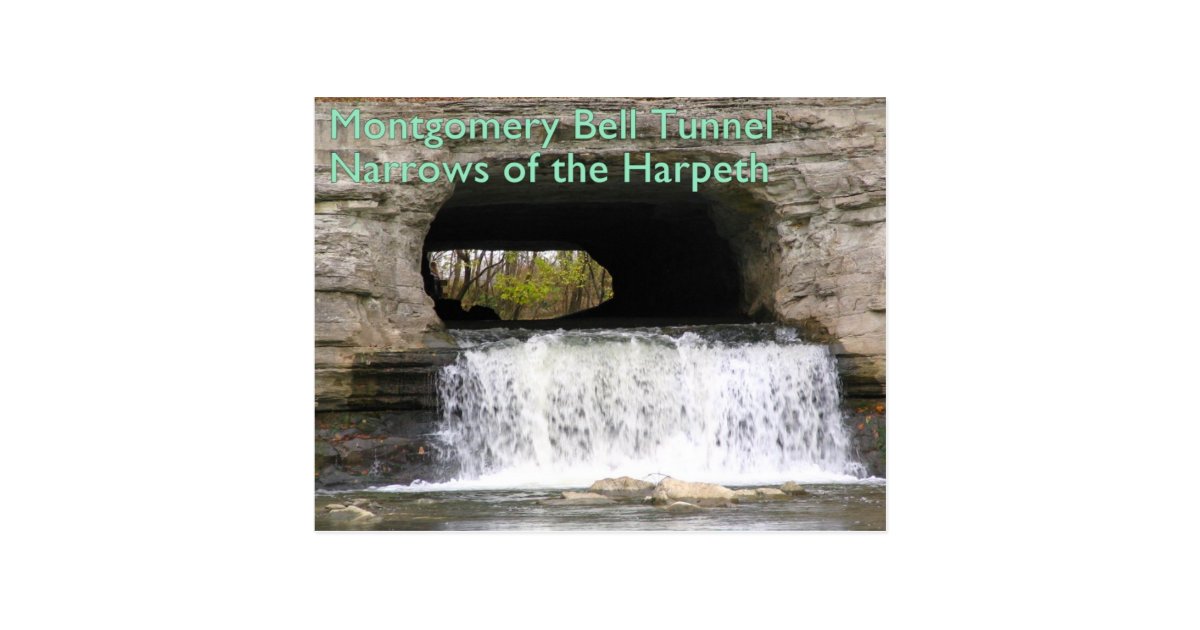 Montgomery Bell Tunnel Narrows of the Harpeth Postcard Zazzle