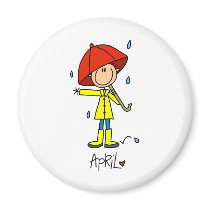 Month of April magnets by stick_figures Month of April magnets