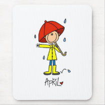 Month of April mousepads by stick_figures Month of April mousepads