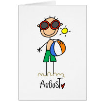 Month of August Card