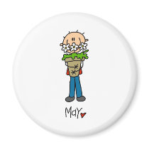 Month of May magnets by stick_figures Month of May magnets