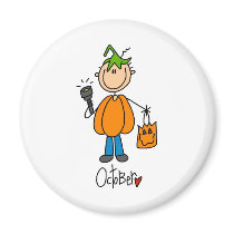 Month of October magnets by stick_figures Month of October magnets