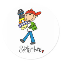 Month of September stickers by stick_figures Month of September stickers