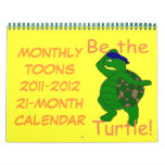 Monthly Toons 2011-2012 21-Month Calendar