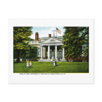 Monticello, Charlottesville, Virginia Post Card
