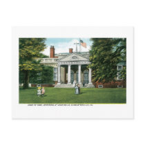 Monticello - Home of Thomas Jefferson, Charlottesv Post Card