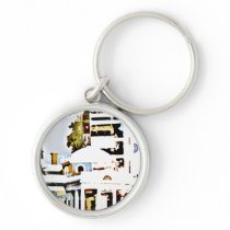 Monticello - Thomas Jefferson's Home in Virginia Keychains