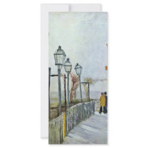 Montmartre In The Upper Mill By Vincent Van Gogh ( Custom Rack Cards