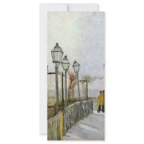 Montmartre in the upper Mill by Vincent van Gogh Rack Cards