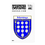 Montoya Coat of Arms/Family Crest Postage Stamps